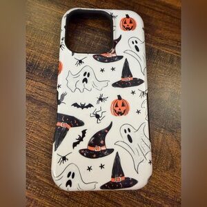 Halloween Ghost and Witch Hat Phone Case
